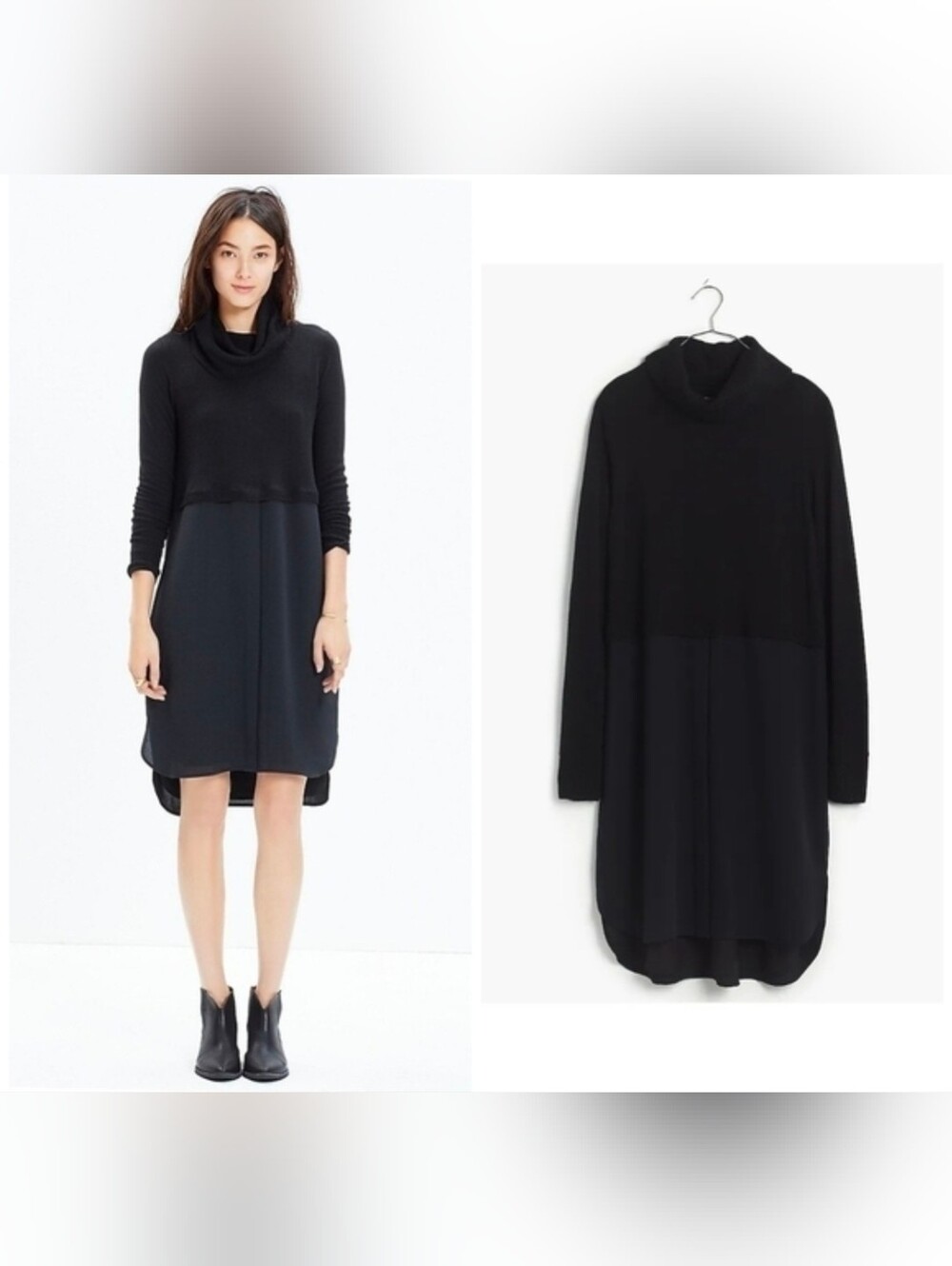 Madewell Timelapse Turtleneck Dress